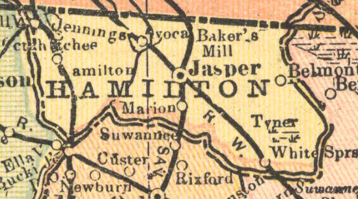 Hamilton County, 1900