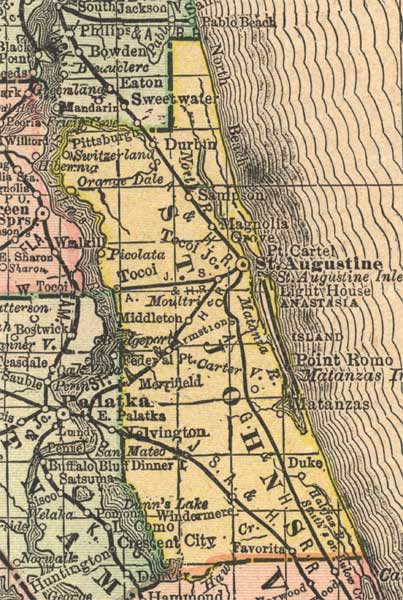 St. Johns County, 1892