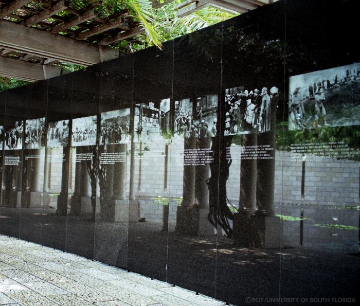 Photograph of the Miami Beach Holocaust Memorial