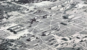 arial view of USF after construction