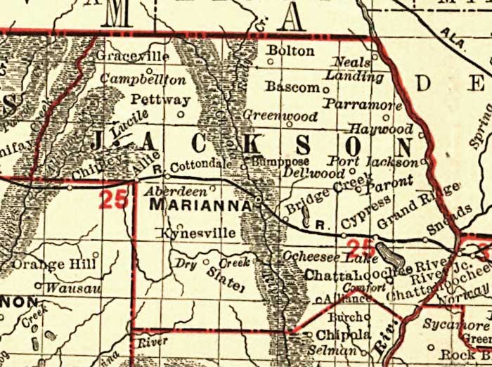 Jackson County, 1900