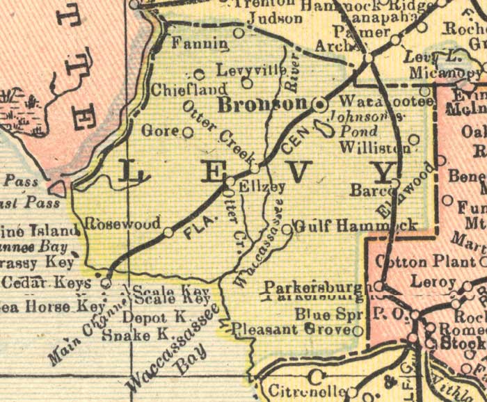 Levy County, 1900
