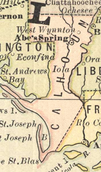 Calhoun County, 1883