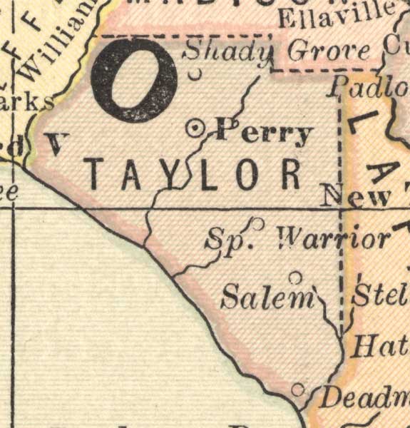 Taylor County, 1883