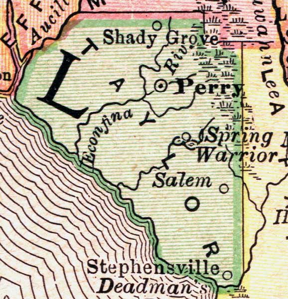 Map of Taylor County, Florida, 1894