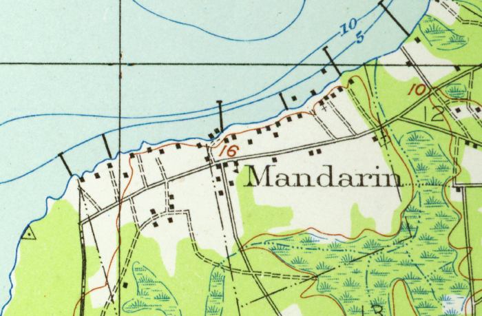 Map of Mandarin, Florida