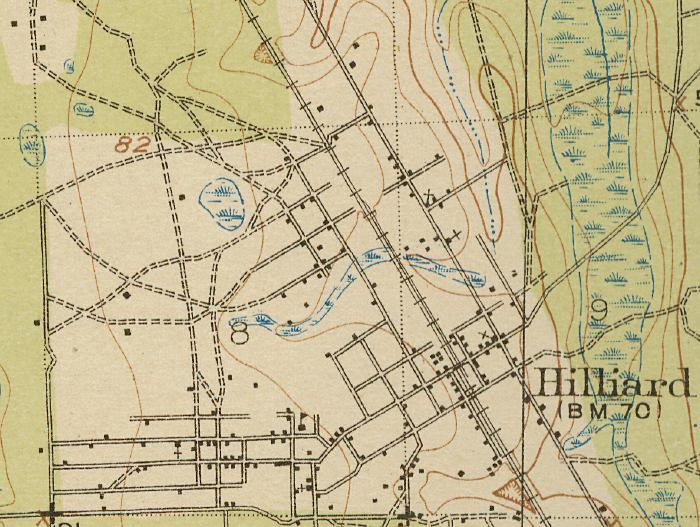 Map of Hilliard, Florida