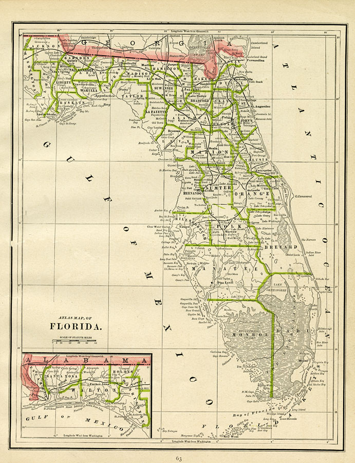 Atlas Map of Florida
