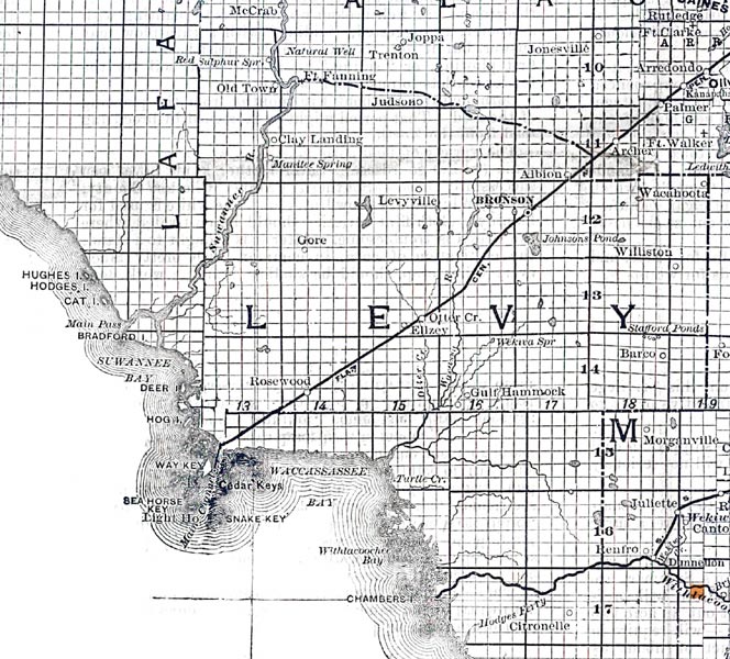 Levy County 1888