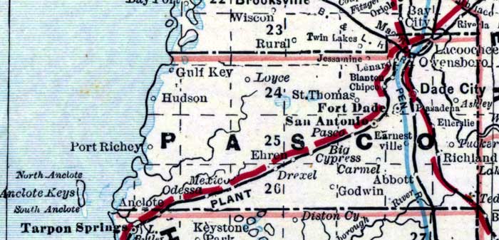 Pasco County 1889 5923