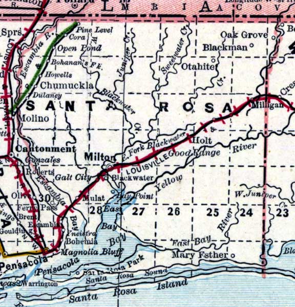 Santa Rosa County 1889
