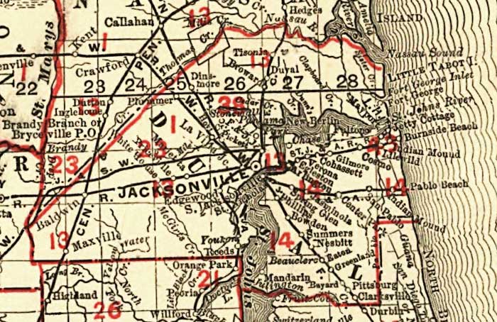 Florida Railroads - Duval County
