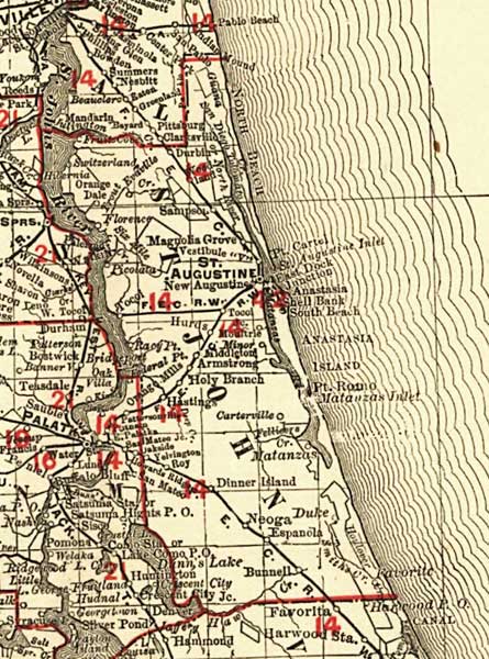 Florida Railroads - St. Johns County