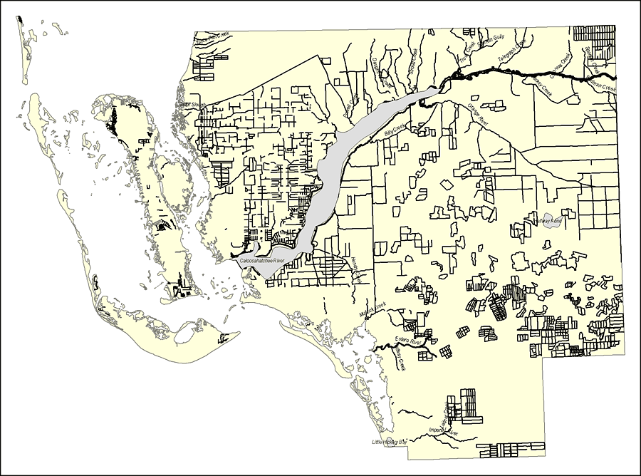 Florida Waterways: Lee County Outline, 2008
