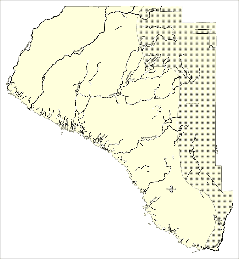 Florida Waterways: Taylor County Outline