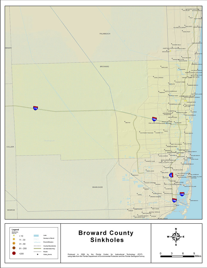 Sinkholes of Broward County, Florida