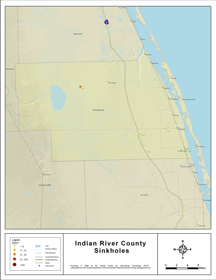 Sinkholes of Indian River County, Florida 