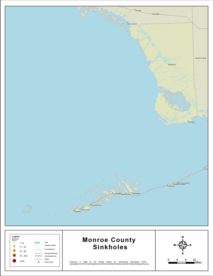 Sinkholes of Monroe County, Florida 