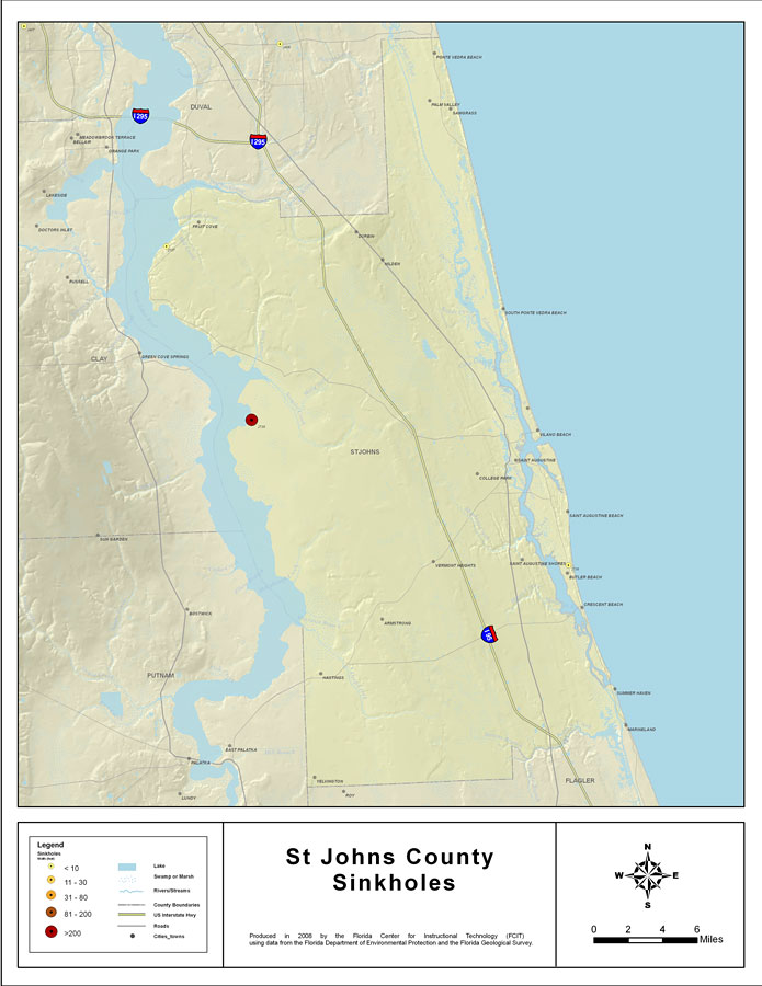 Sinkholes of St. Johns County, Florida 