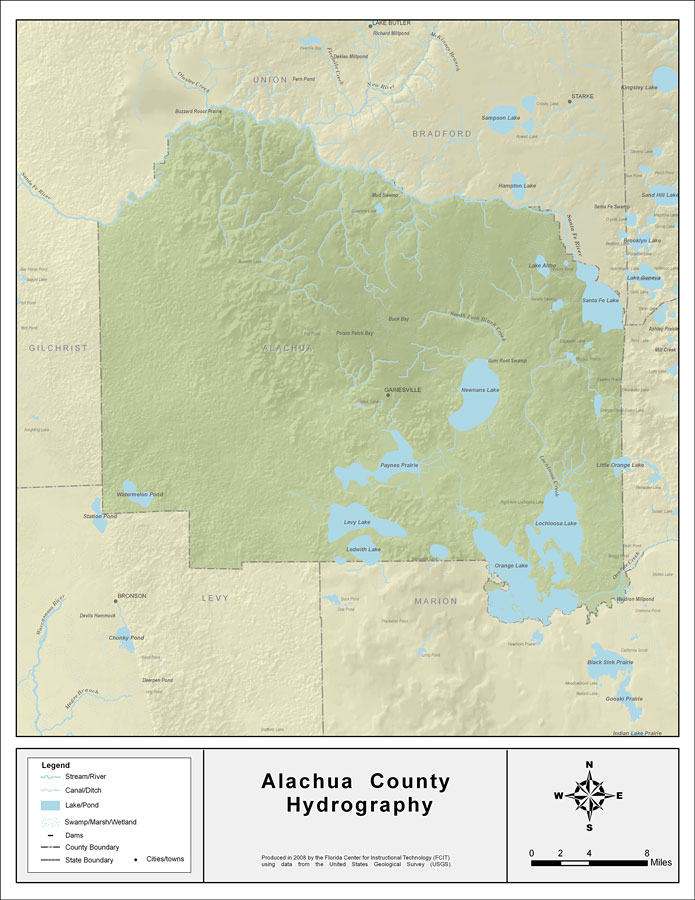Florida Waterways: Alachua County 