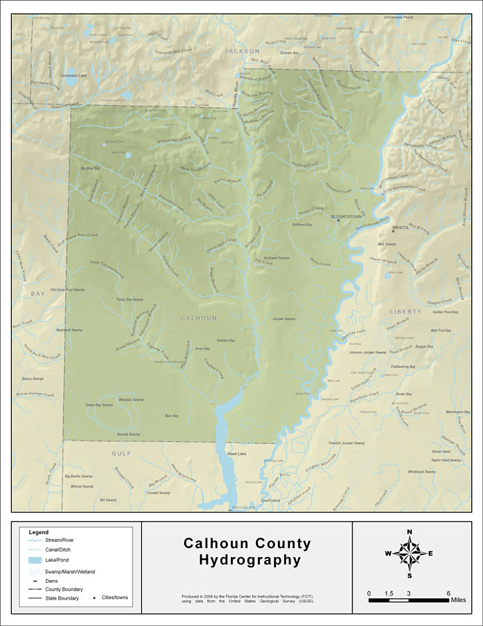 Florida Waterways: Calhoun County 
