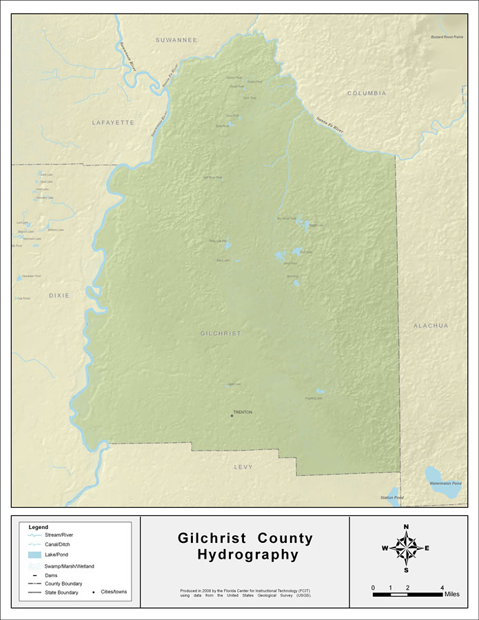 Florida Waterways: Gilchrist County 
