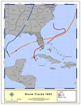 Florida Hurricane Maps by Year