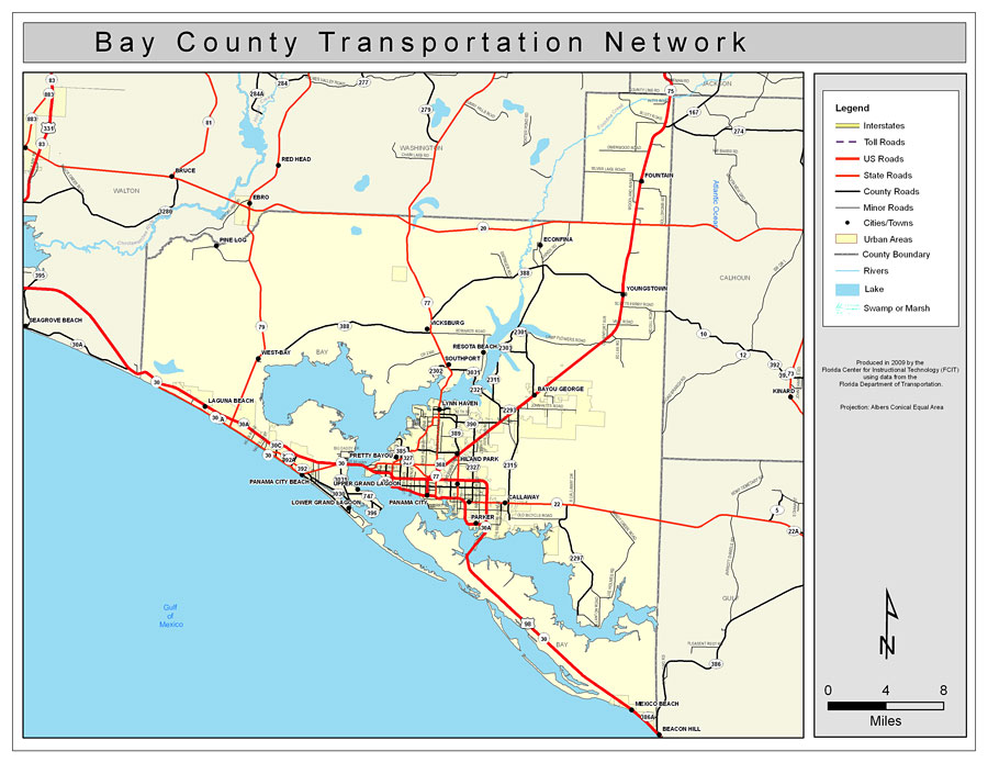 Bay Area County Map