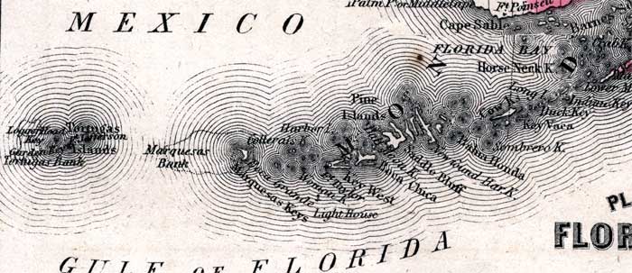 Plan of the Florida Keys