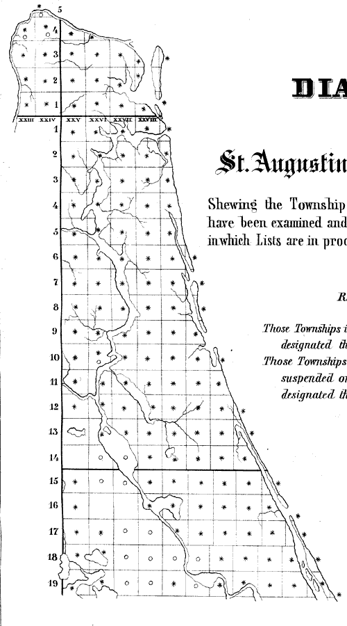 Diagram of St. Augustine Land District