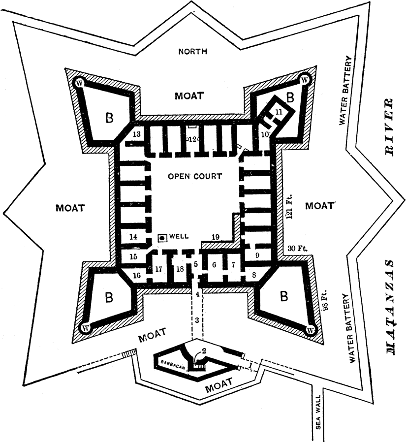 Plan of Fort Marion