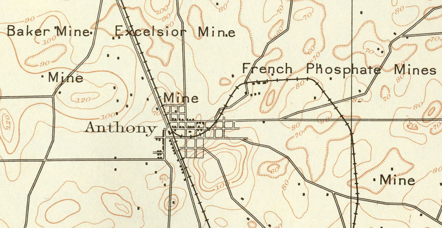 Anthony and Surrounding Mines