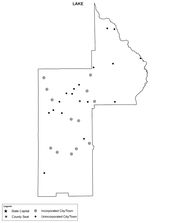 Lake County Cities Outline