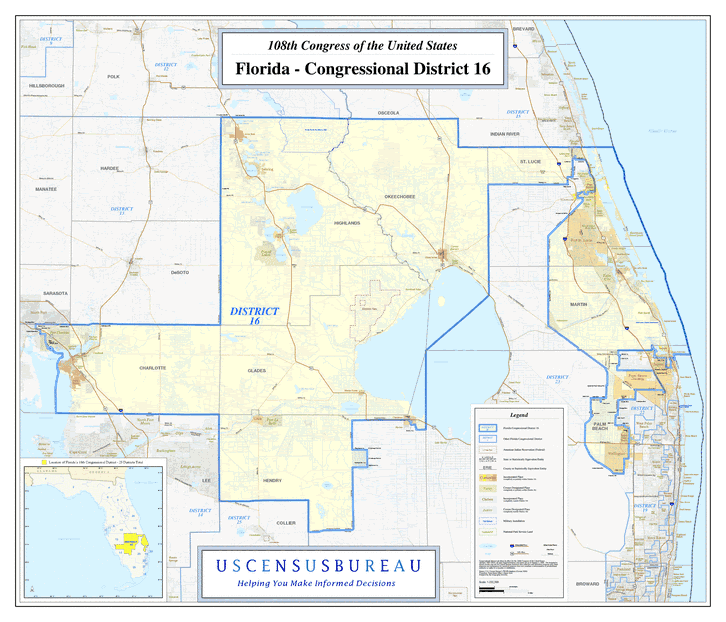 108th Congress - Florida's Congressional District 16