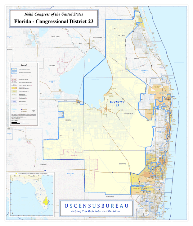 108th Congress - Florida's Congressional District 23