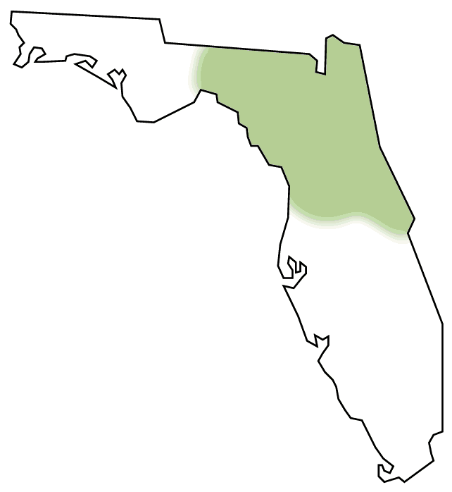 Location of Timucuan Indians