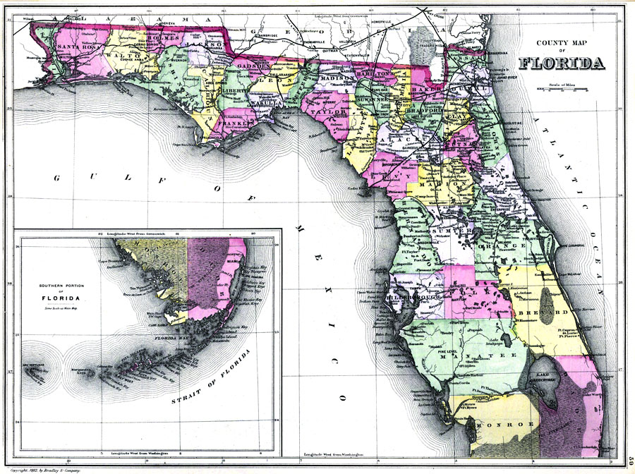 County Map of Florida