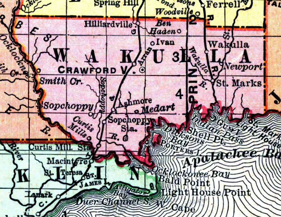 Wakulla County 1898 AD