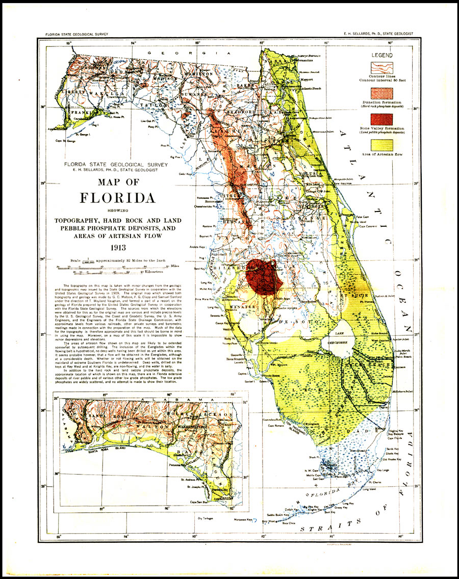Geological Map of Florida