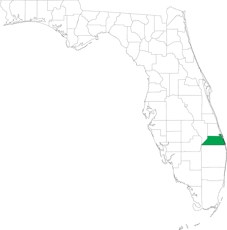 Locater Map of Martin County
