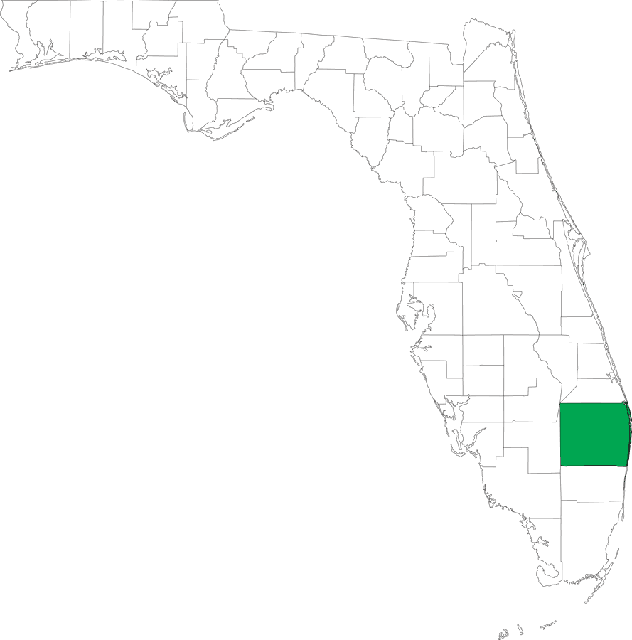 Locater Map of Palm Beach County, 2008
