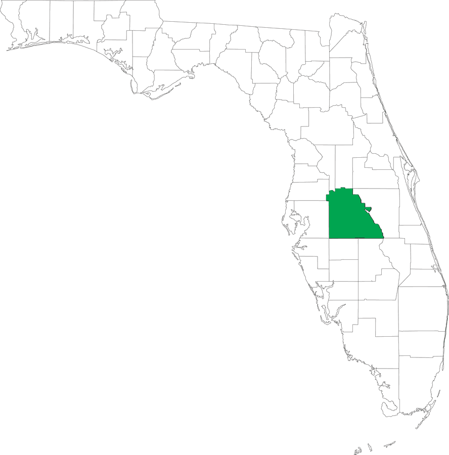 Locater Map of Polk County