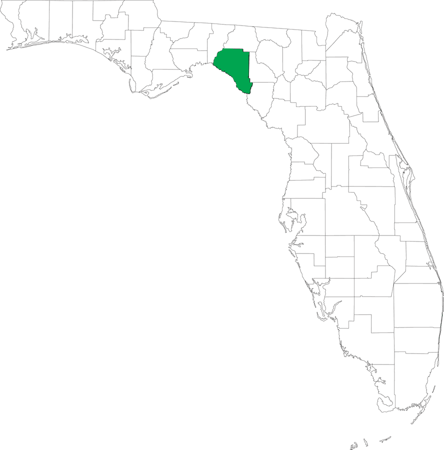 Locater Map of Taylor County