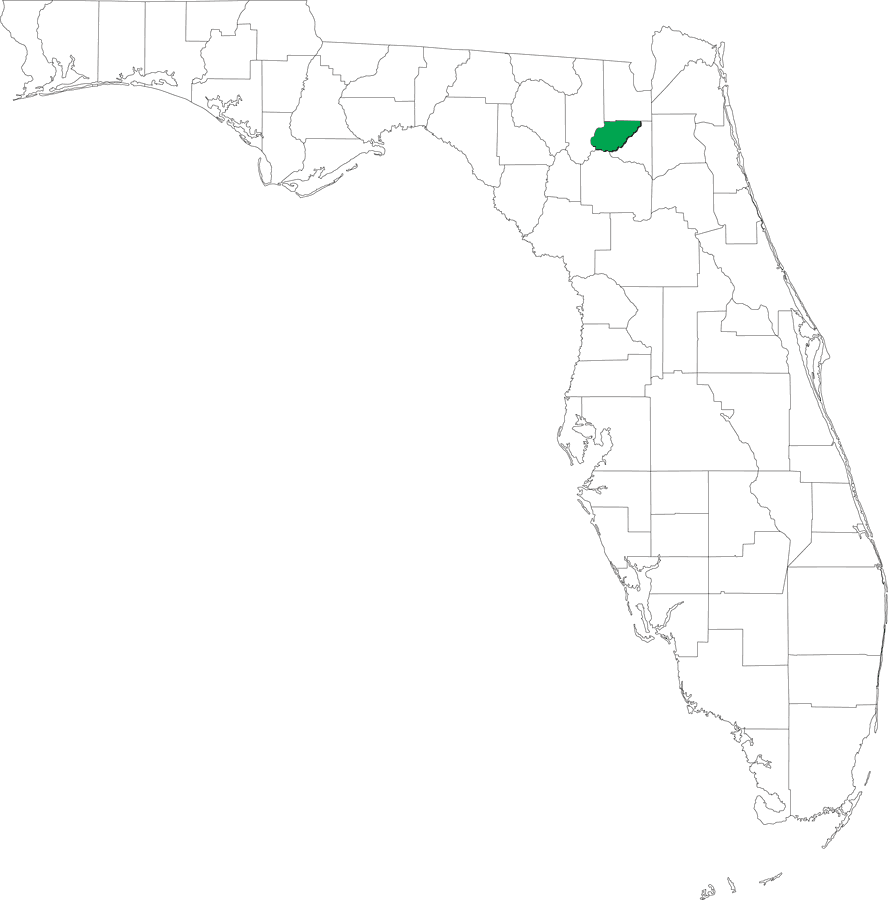 Locater Map of Union County, 2008