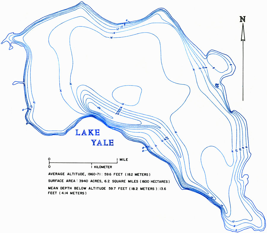 Hydrology of the Oklawaha Lakes Area of Florida- Lake Yale