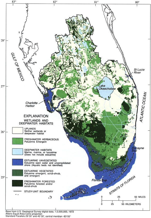 Wetlands and Deepwater Habitats of South Florida
