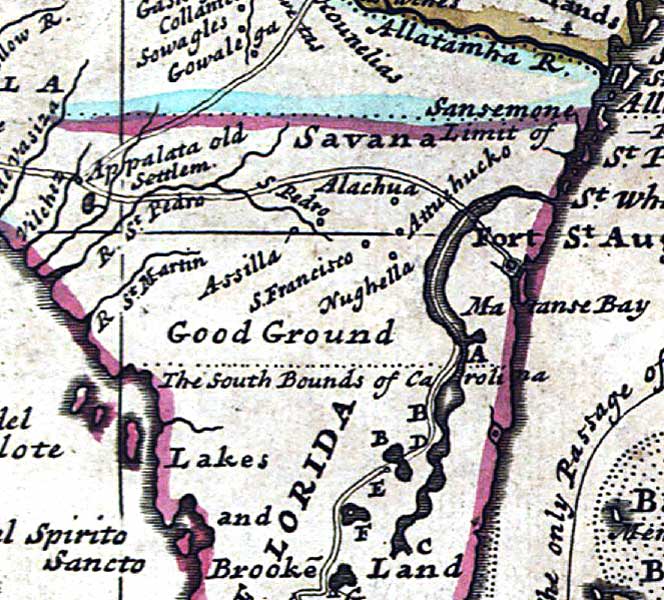Detail - A new map of the north parts of America claimed by France...