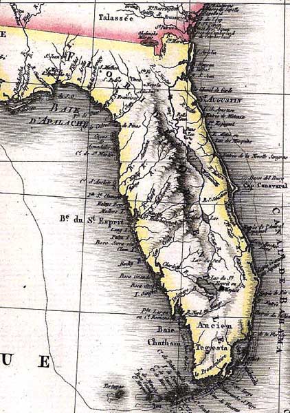 Detail - A map of the West Indies and of the Mexican-Gulph [sic]