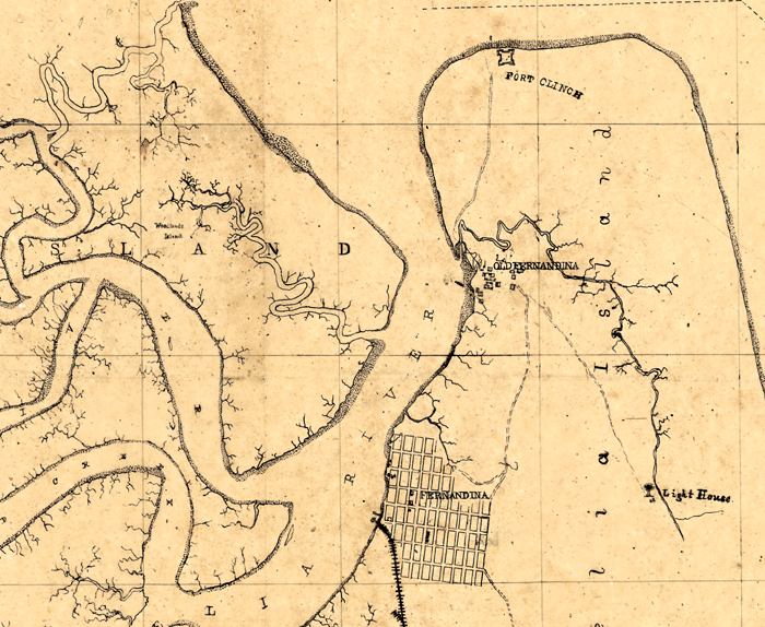 Detail - Map of Fernandina region