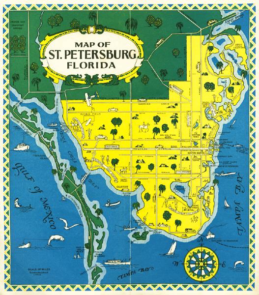 Map of Saint Petersburg, Florida
